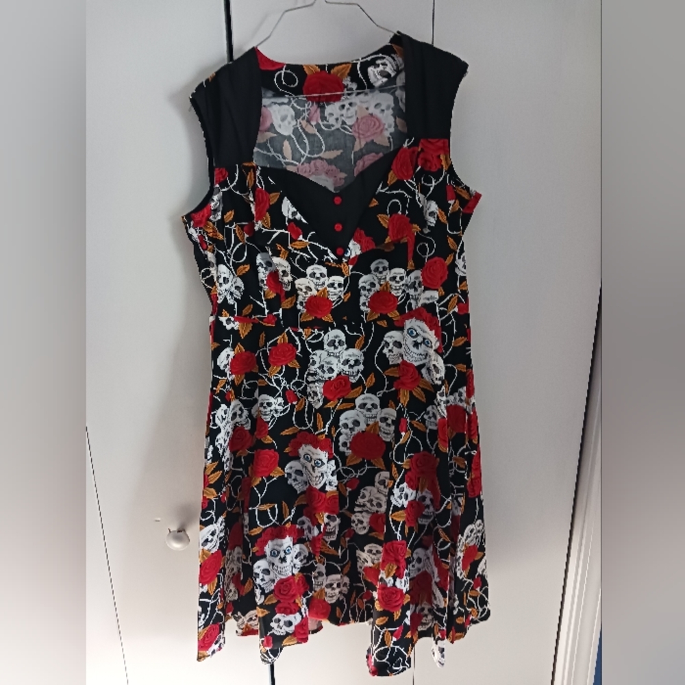 Womens tank skull dress